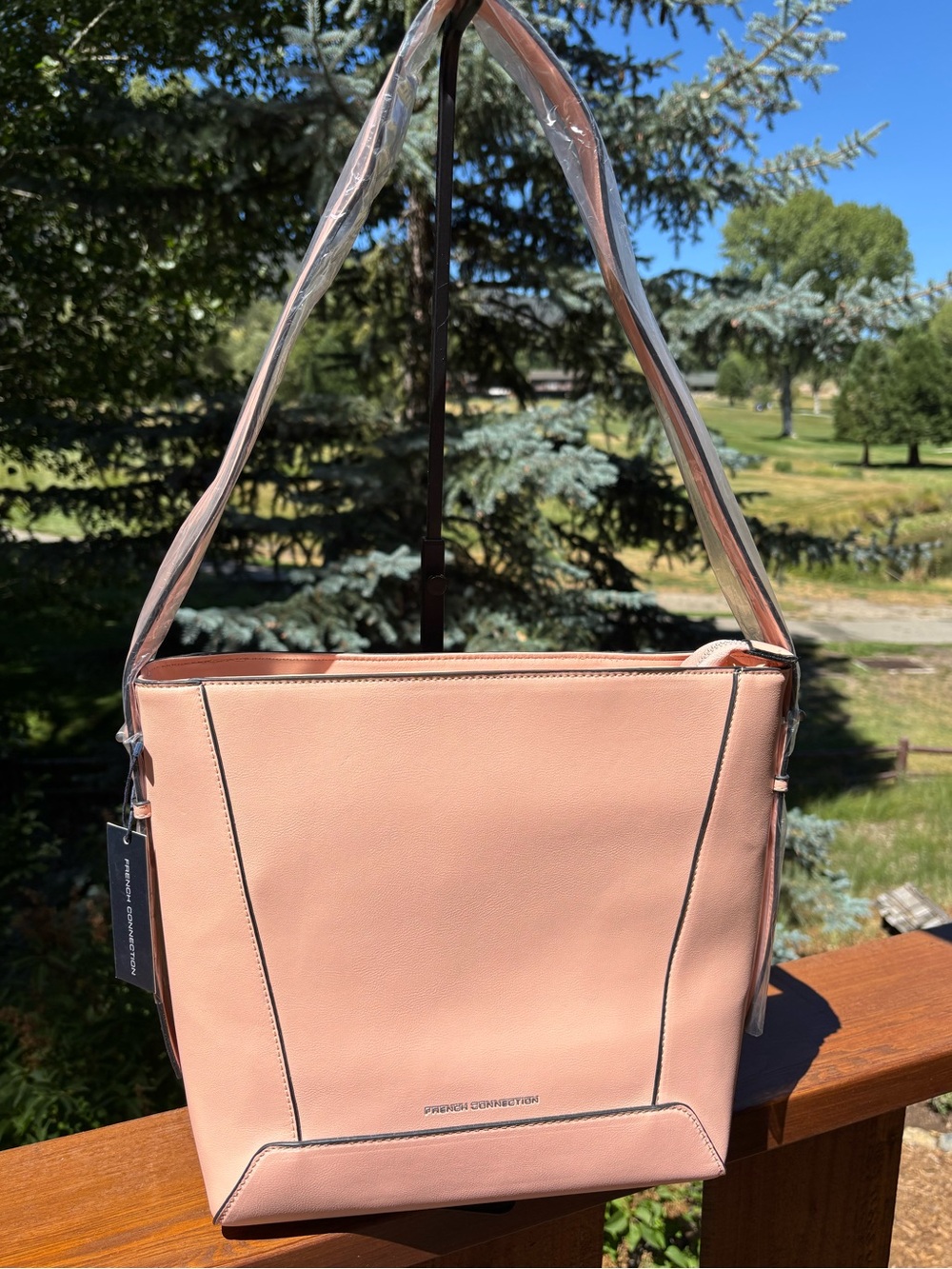 French connection Blush Pink peach Women's Shoulder Bag